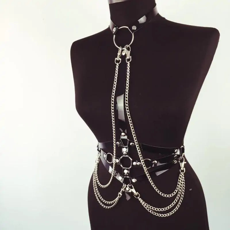 Punk Pentagram Body Sexy Chain