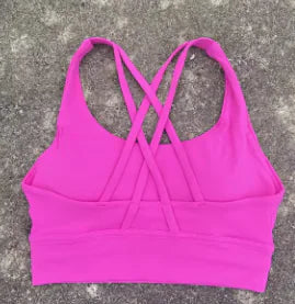 Women Cross Back Fitness Sport Bra