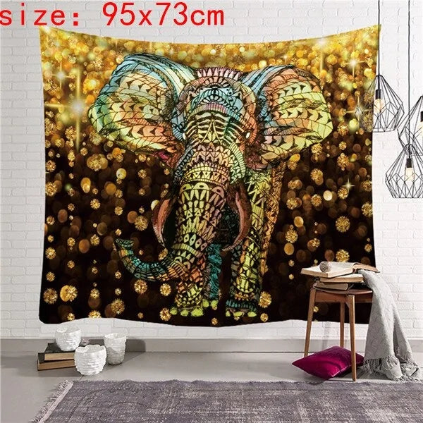 Elephant Mandala Tapestries