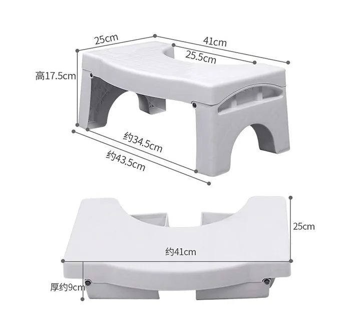 Ultimate Foldable Bathroom Toilet Stool