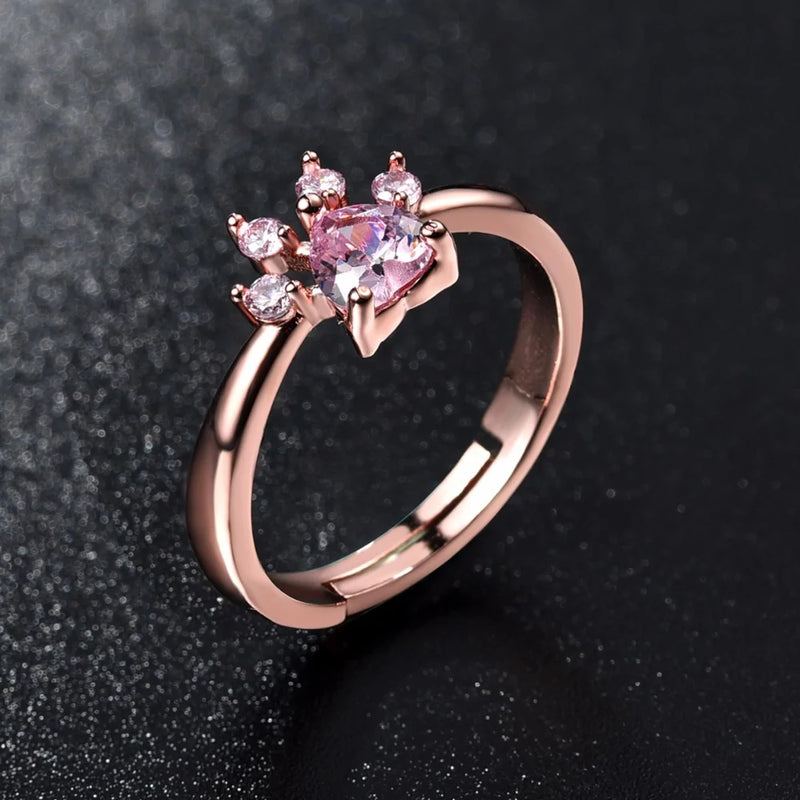 Claw Rose Gold Rings