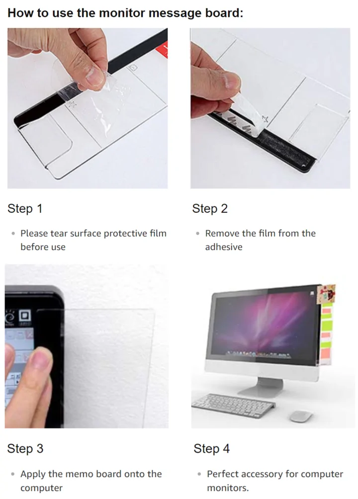 NoteMate?  Monitor Memo & Phone Holder Board