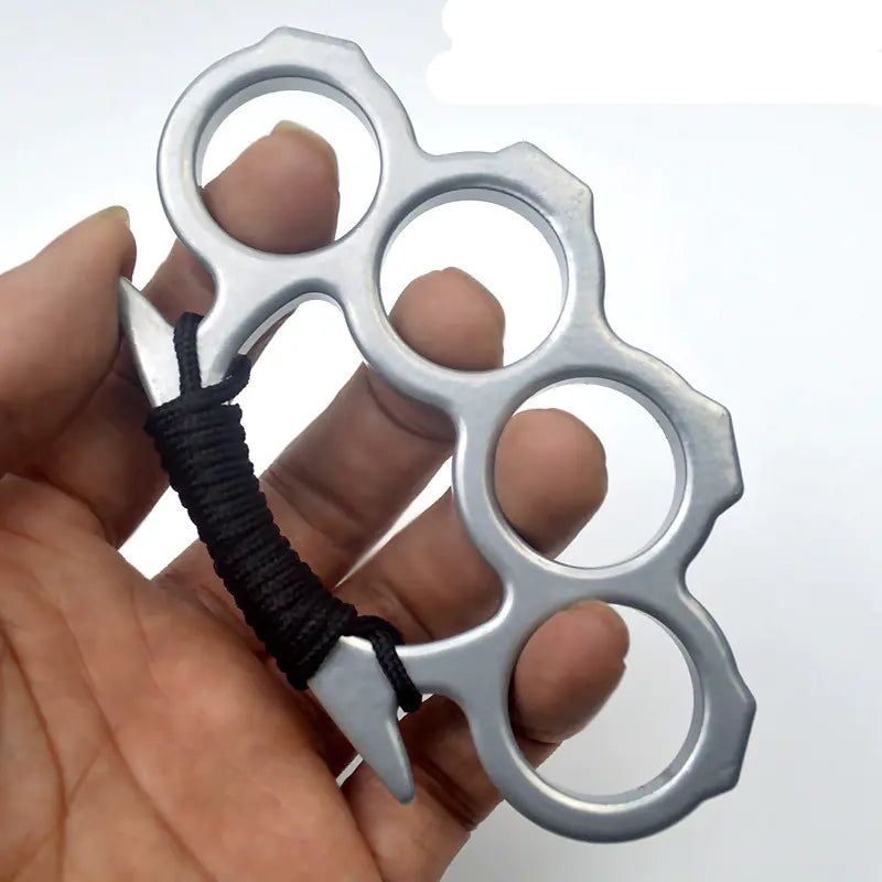 Fiberglass Alloy Four-Finger Self-Defense Ring