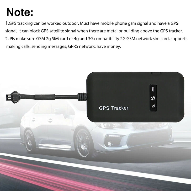 Real Time GPS Tracker Tracking Locator Device GPRS GSM Car/Motorcycle Anti Theft