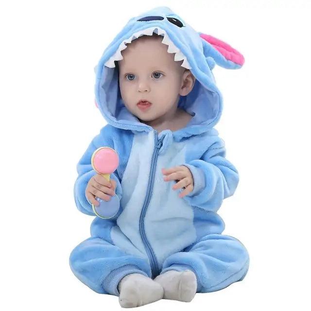 Animal Cartoon Hooded Jumpsuits