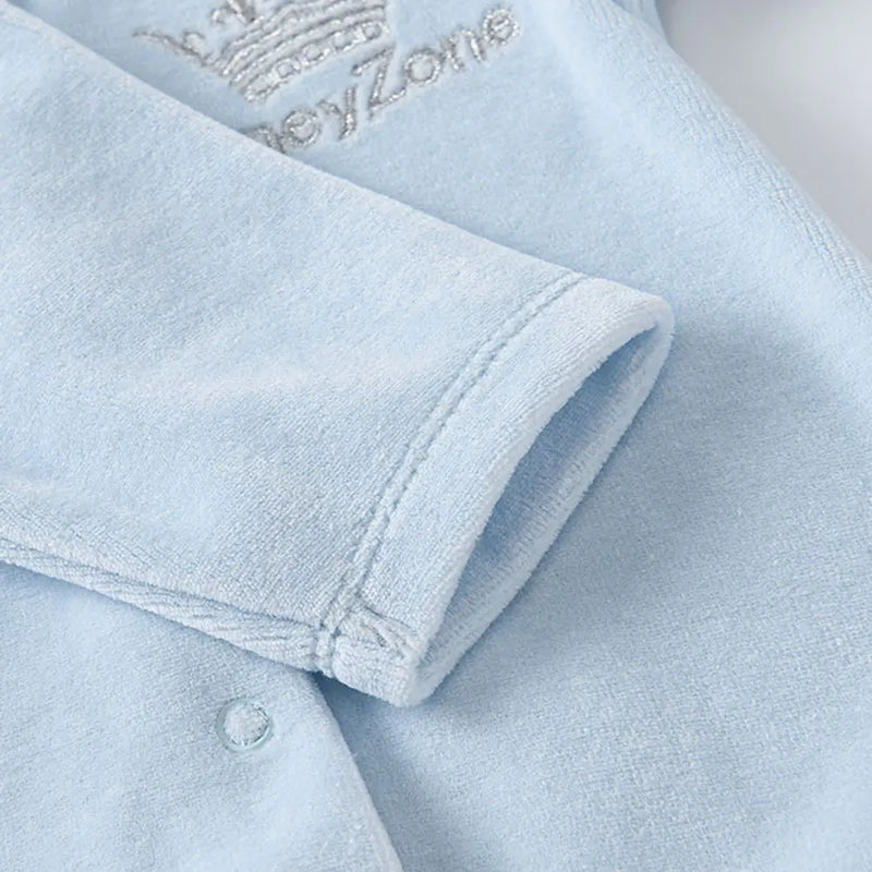 2020 Winter Newborn Velvet Romper Set (3 Pieces)