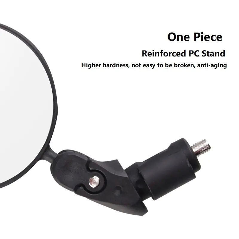 Foldable Convex Bicycle Rearview Mirror for Riding