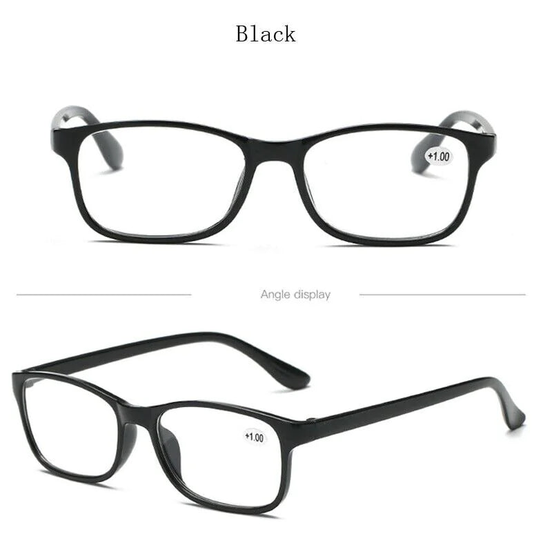 Reading Glasses Mens Womens Unisex Readers Eyeglasses 8 Pack Glasses New Square