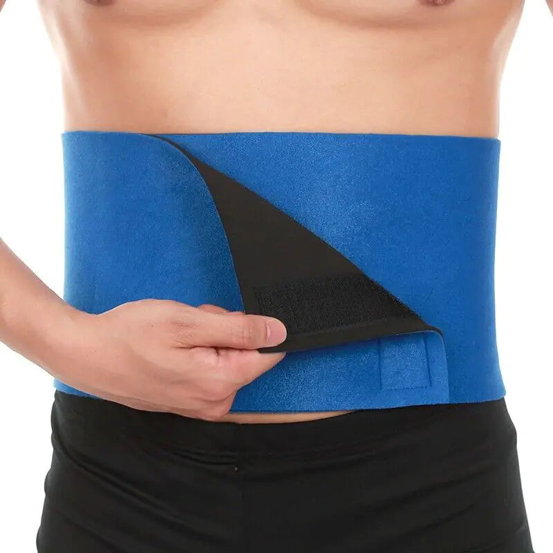 Waist Trimmer Belt Sweat Band Wrap Ab Stomach Weight Loss Fat Burner Slimming