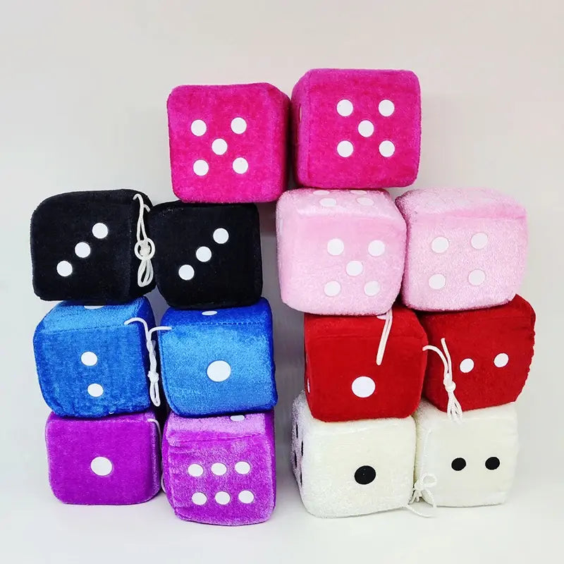 Funny Digital Sponge Plush Dice