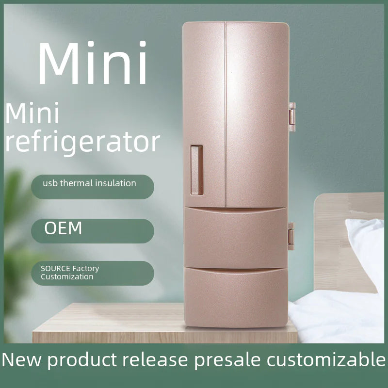 USB Mini Fridge for Cosmetics - Cooling and Heating