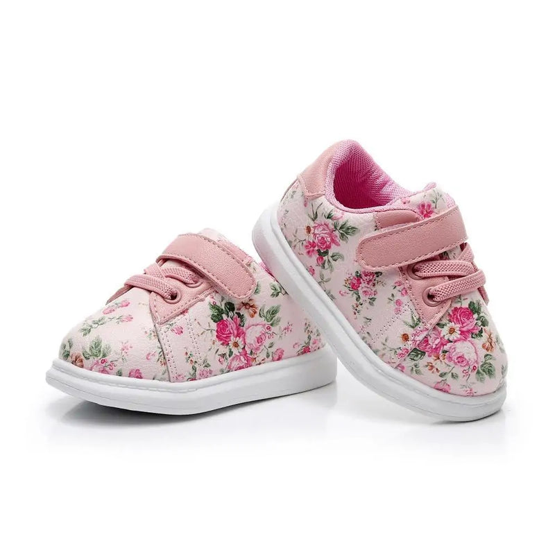 Step Back in Style with Retro Hip Floral Sneakers