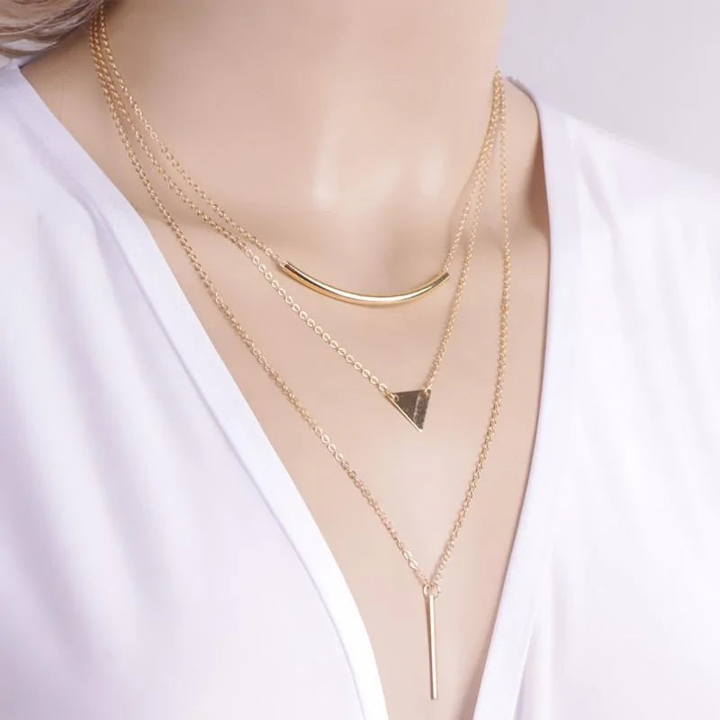 Triangle Necklaces