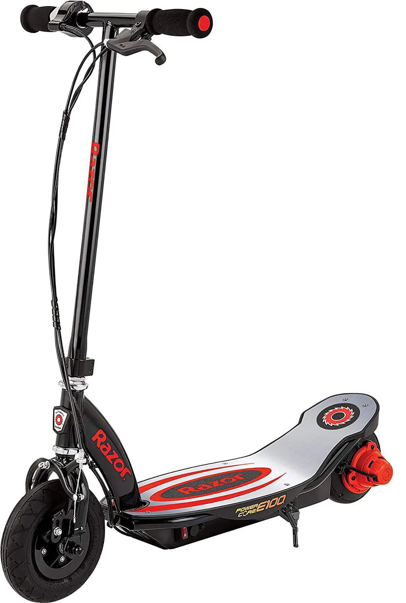 Razor Power Core E100 Electric Scooter - Aluminum Deck - Red