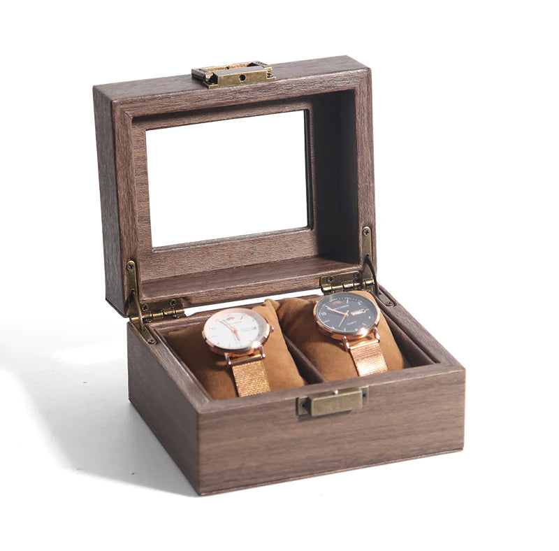 Wood Grain Watch Box, 2 - 12 Sizes