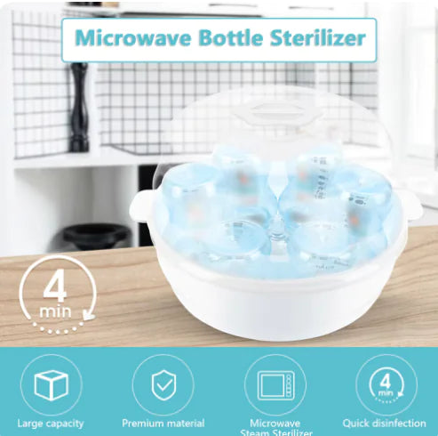 Infant Microwave Oven Milk Bottle Disinfection Box