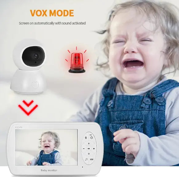 Baby Monitor 4.3 Inch 1080P