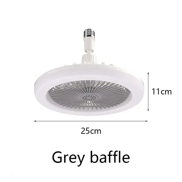 Ceiling Lamp with Remote-Controlled Cooling Fan