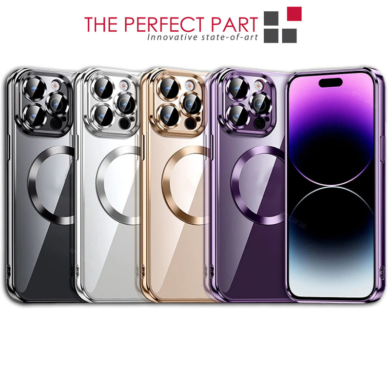 For Apple iPhone 14 13 12 11 Pro Max Case Mag Safe Magnetic Camera Lens Cover