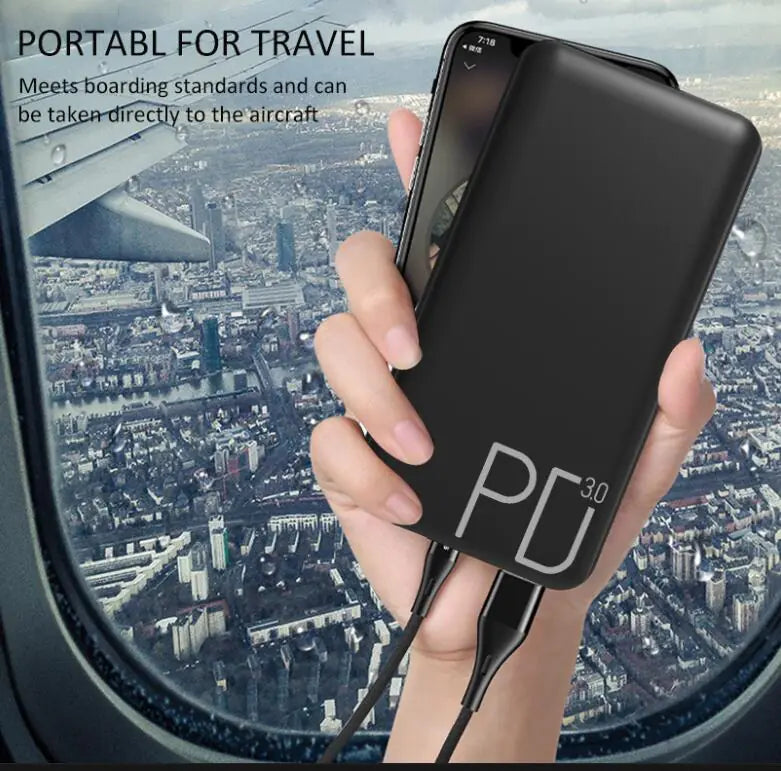 10000mAh Slim PD Fast Charge Power Bank