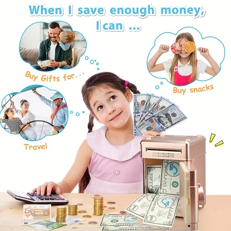 Electronic Coin Money Bank ATM for Kids&