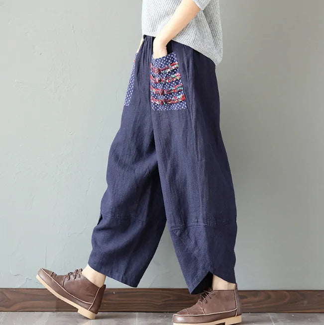 Wide Leg Harem Pants