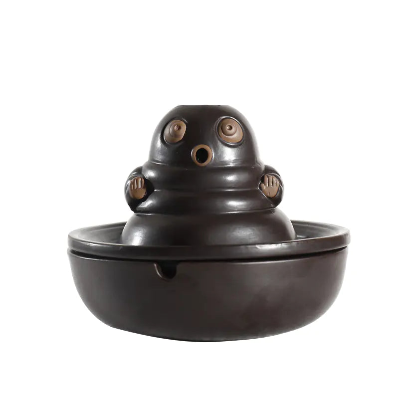 Creative Ceramic Incense Burner with Backflow Design