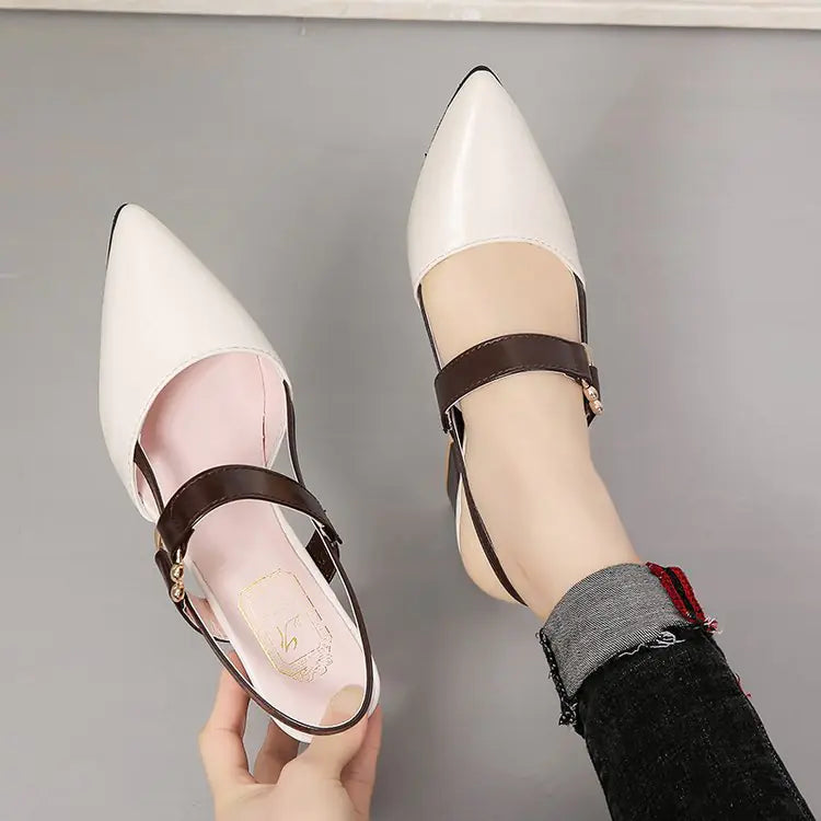 2024 Spring/Summer Women’s Pointed Toe Heeled Sandals