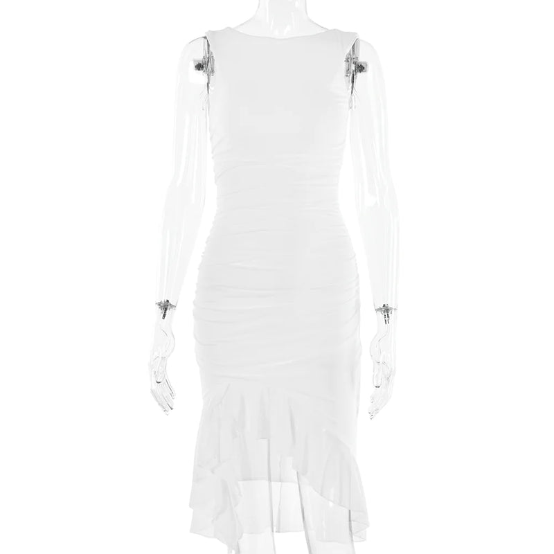 Slim Skinny Sleeveless Dress For Women