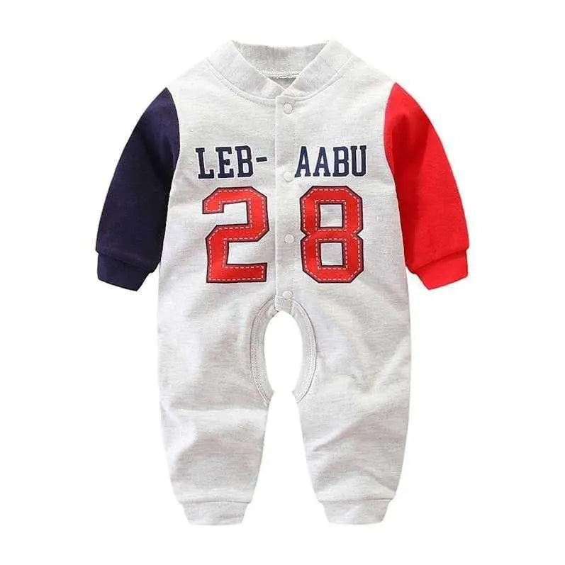 Summer Bodysuit for Baby Boys 0-1 Year (Short Sleeve)