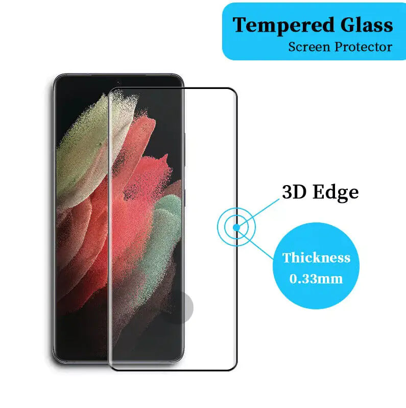 1-3 PACK For Samsung Galaxy S22 S23 PLUS ULTRA Tempered Glass Screen Protector