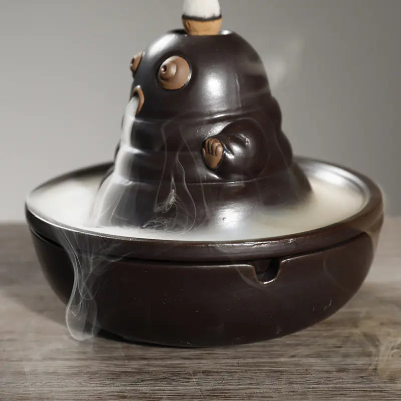 Creative Ceramic Incense Burner with Backflow Design