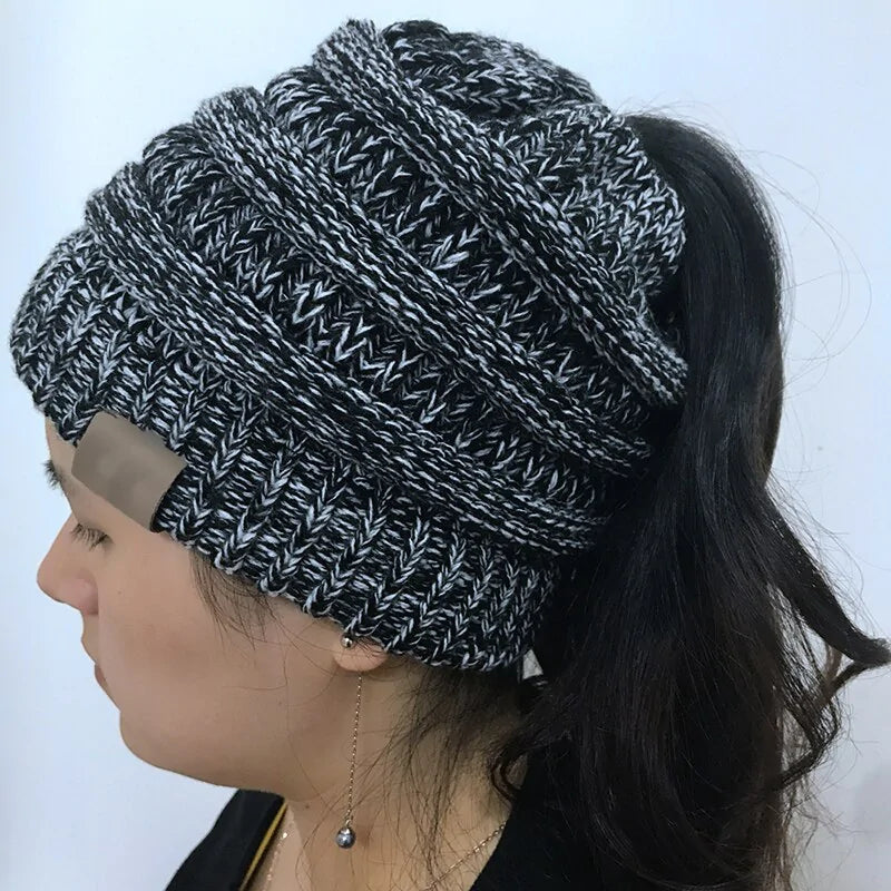 Warm Ponytail Beanie