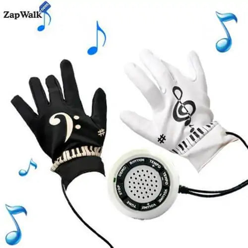 Electric Piano Gloves for Interactive Music Fun