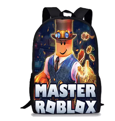 3D Cartoon Roblox Backpack for Kids