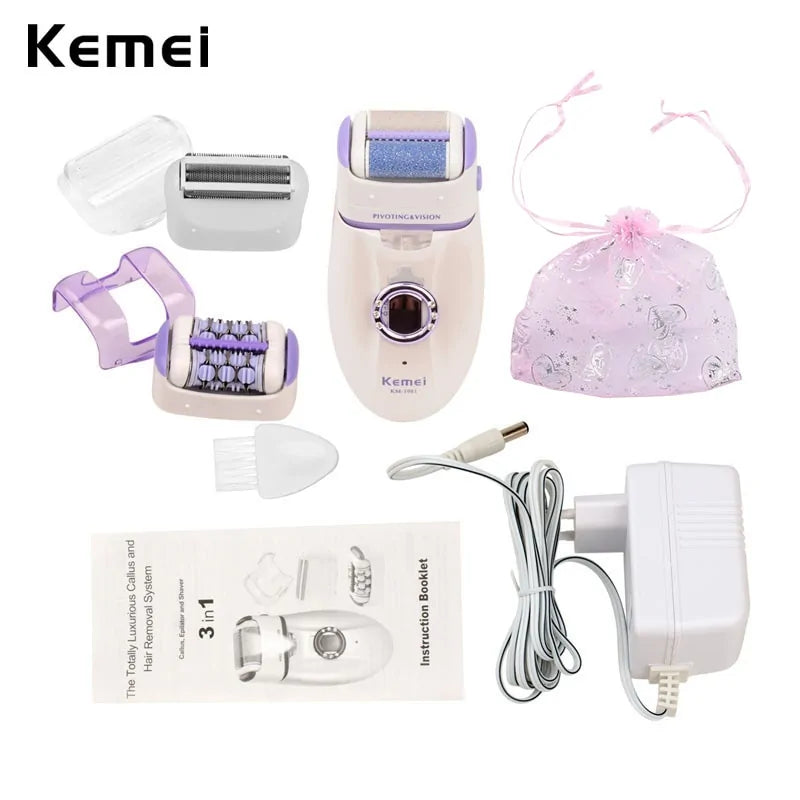 Kemei 3-in-1 Electric Women&