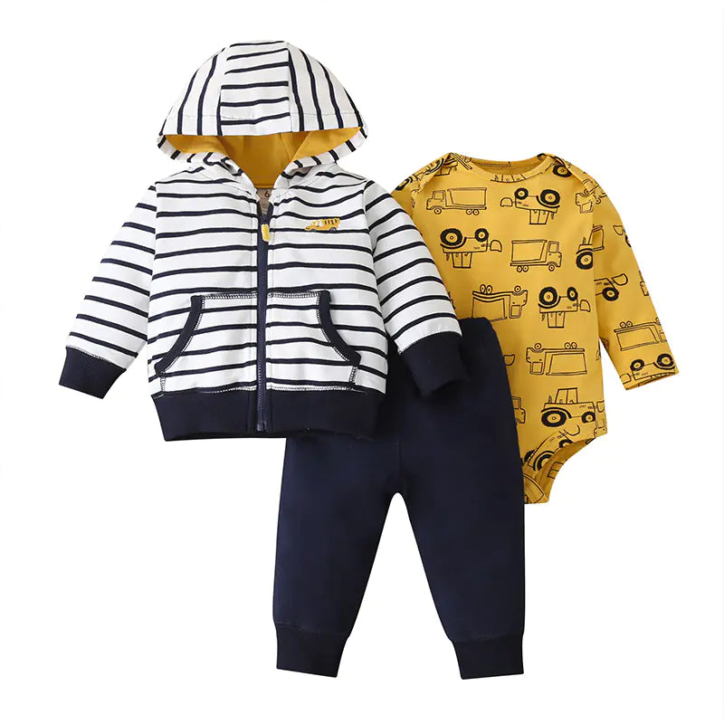 Autumn Infant Leisure 3-Piece Set with Zipper Jacket