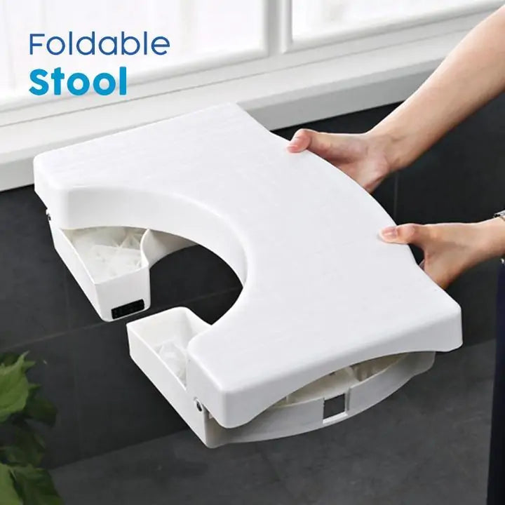 Ultimate Foldable Bathroom Toilet Stool