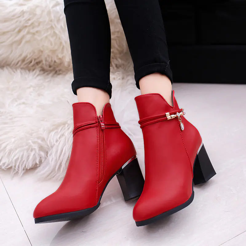 Chunky Heel Women&