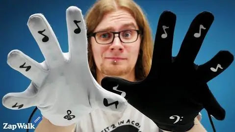 Electric Piano Gloves for Interactive Music Fun