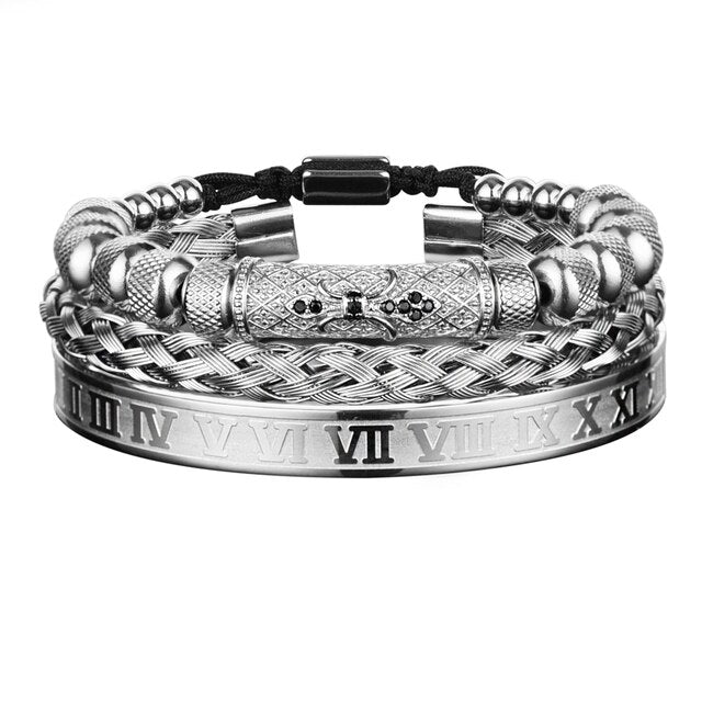 Stainless Steel Roman Bracelets