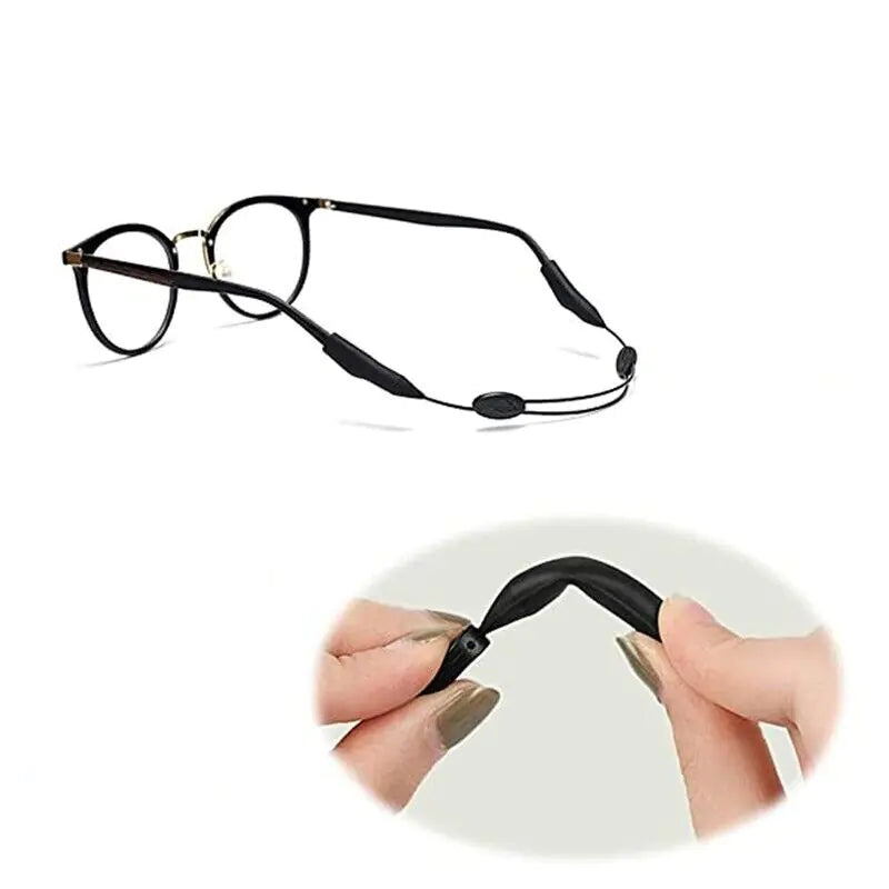 2x Glasses Strap Neck Cord Sports Eyeglasses Band Sunglasses Rope String Holder