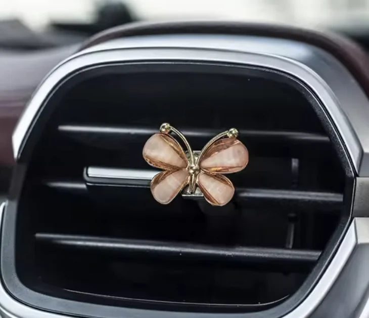 Butterfly Car Air Freshener Clip - Natural Fragrance Aromatherapy for Air Vents