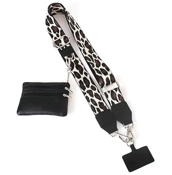 One-Shoulder Phone Case with Adjustable Lanyard