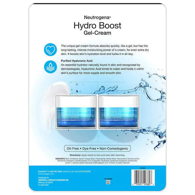 Neutrogena Hydro Boost Gel-Cream, 2-Pack