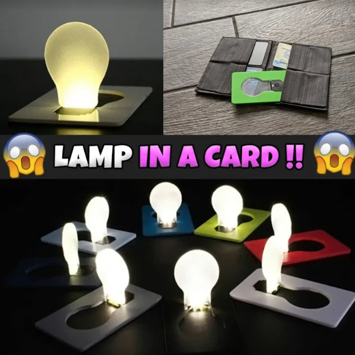 LED Hero  Folding Card Bulb Lamp