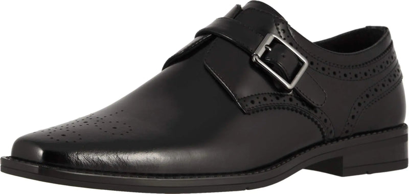 STACY ADAMS mens Kinsley Single Monk Strap Oxford Black 9 US
