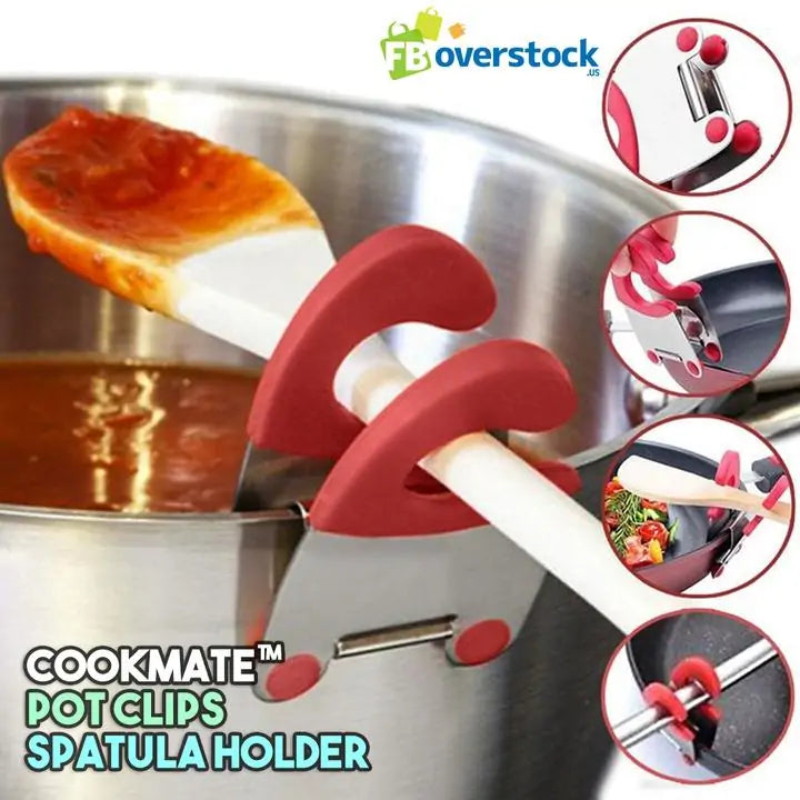 CookMate? Pot Clips Spatula Holder