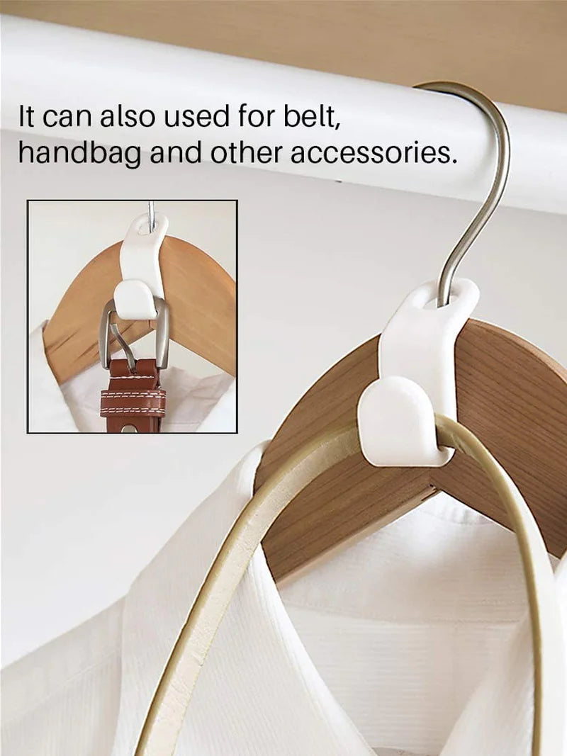 40 PCS Clothes Hanger Connector Hooks Closet Hangers Organizer Space Saving Clip