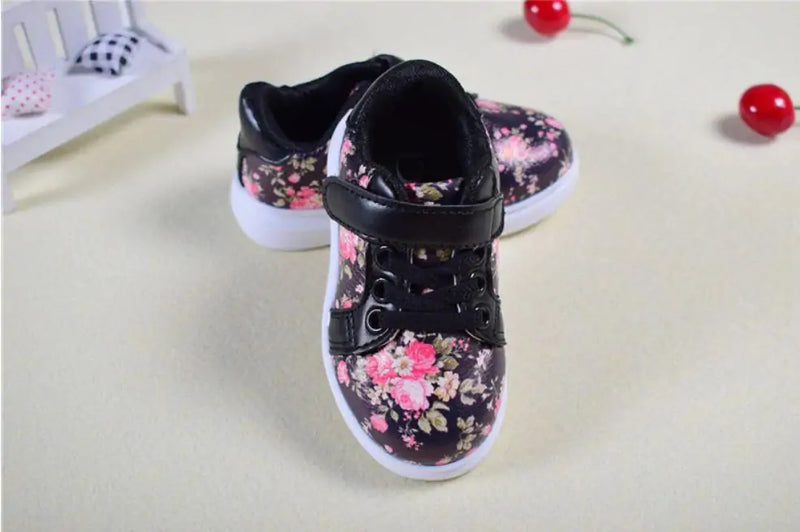 Step Back in Style with Retro Hip Floral Sneakers